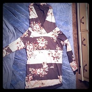 Floral hoodie